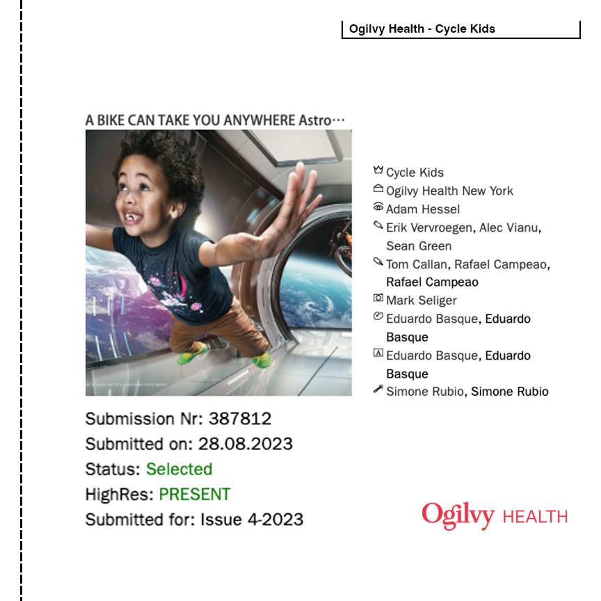 OgilvyHealth's tweet image. #CelebratingOurWork  

Exciting news! Our “A Bike Can Take You Anywhere” campaign, created for @CYCLEKids, will be featured in the next edition of @ARCHIVEmagazine. 

 #BorderlessCreativity