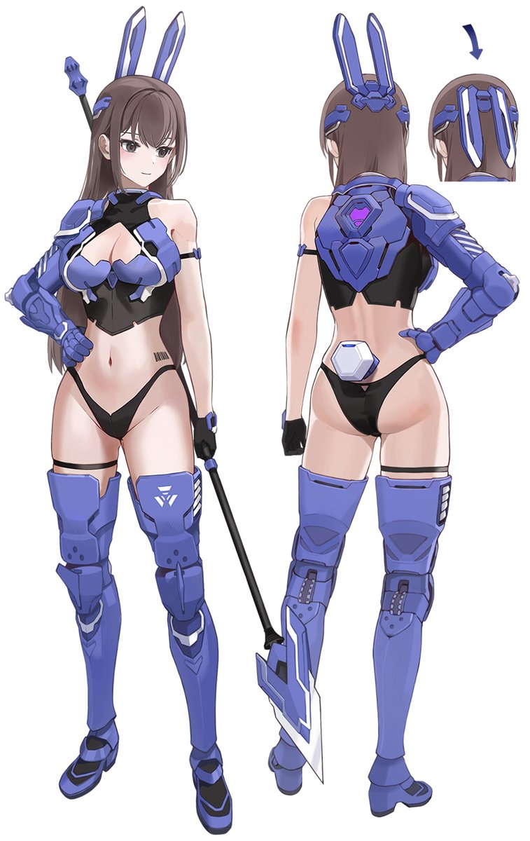 「Blue Bunny」|KFRのイラスト