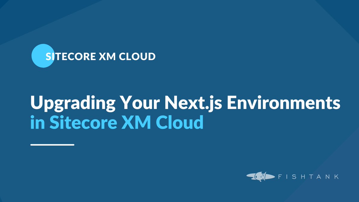 🚀 Attention <a href="/Sitecore/">Sitecore</a> XM Cloud developers!

Dive into our comprehensive guide on upgrading your Next.js front-end AND development environments with Sitecore XM Cloud. Unleash the full potential of your XM Cloud project today! ow.ly/6bZq50Qr5u1

#Nextjs #SitecoreXMCloud