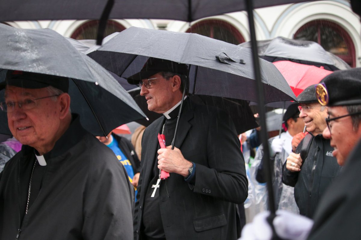 DioceseOfFresno's tweet photo. Bishop Brennan, Bishop Emeritus Ochoa and the Diocese of Fresno celebrated the beauty and dignity of life during One Life LA this past weekend! Here’s a look into the day 📸 #OneLifeLA https://t.co/eVhC3eWGOv