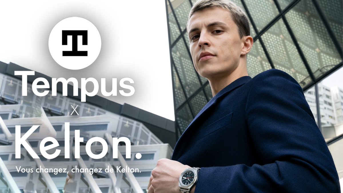 TempusShop's tweet photo. Tempus x Kelton ✅

La marque française revient petit à petit sur le devant de la scène, et c'est un plaisir de travailler avec eux.

Ravi de ce nouveau partenariat. C'est fun, c'est éco-responsable, c'est français 🇫🇷 Tous les ingrédients sont là.

https://t.co/veuJOAUFph https://t.co/VCMpmR0pkg