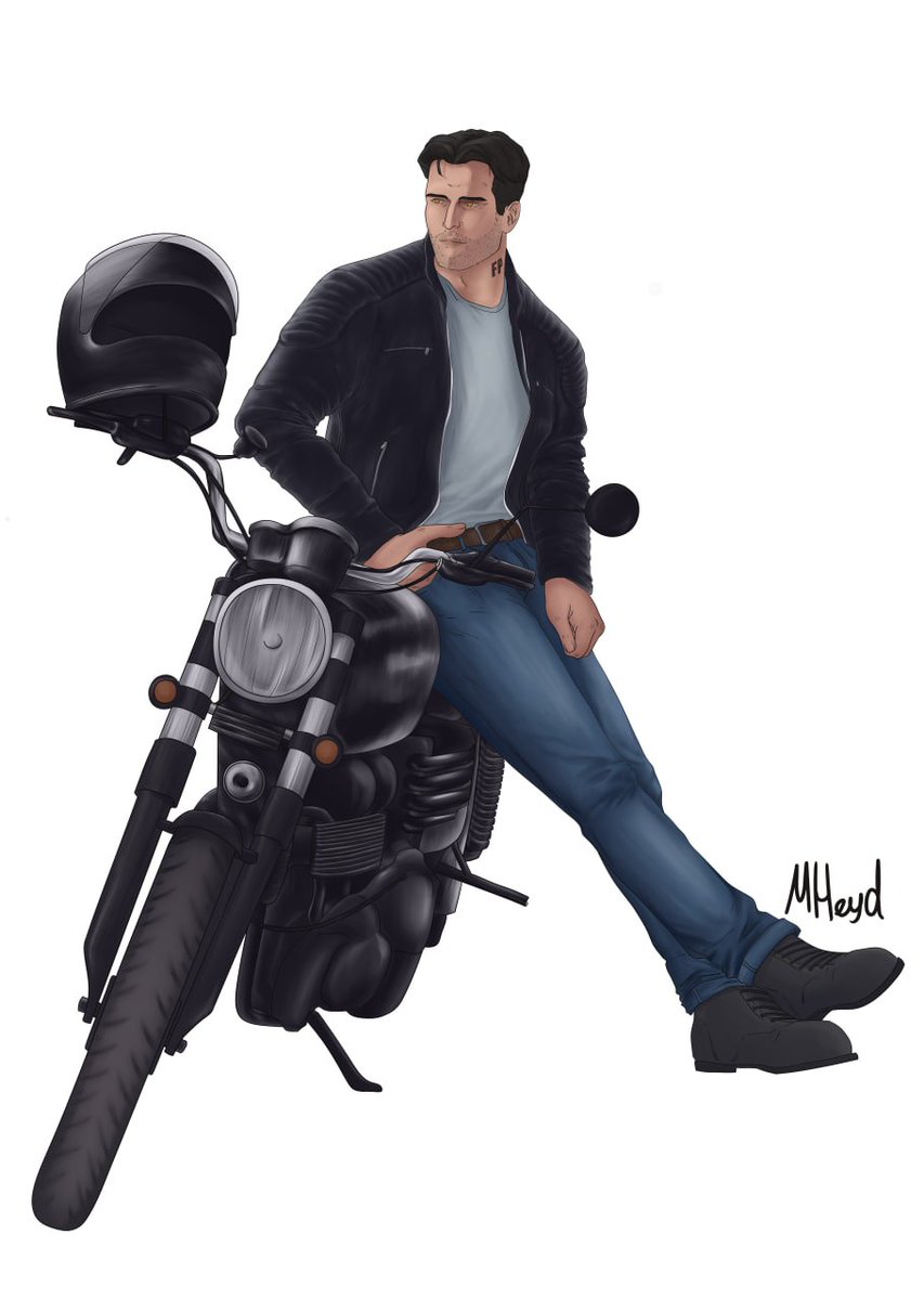 m_heyd_'s tweet photo. I know Sloane driving his Impala is already hella hot, but ... but what about Sloane driving a black, shiny motorbike

#THIRDS #thirds_book #SloaneBrodie #CharlieCochet https://t.co/ENf1vnqfkh