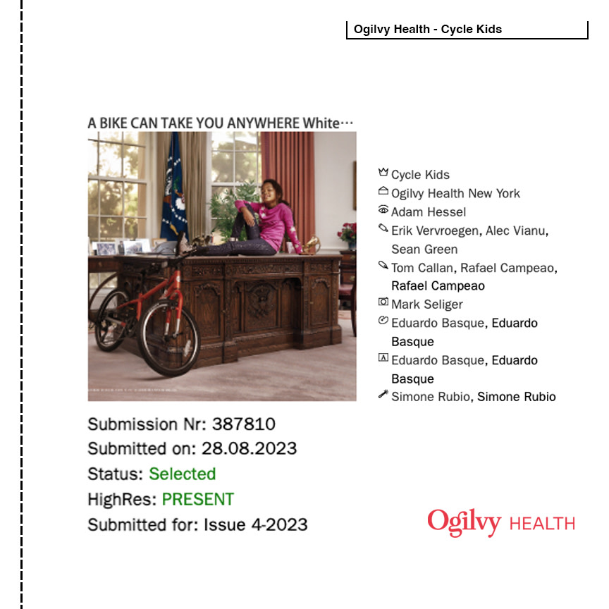 OgilvyHealth's tweet image. #CelebratingOurWork  

Exciting news! Our “A Bike Can Take You Anywhere” campaign, created for @CYCLEKids, will be featured in the next edition of @ARCHIVEmagazine. 

 #BorderlessCreativity