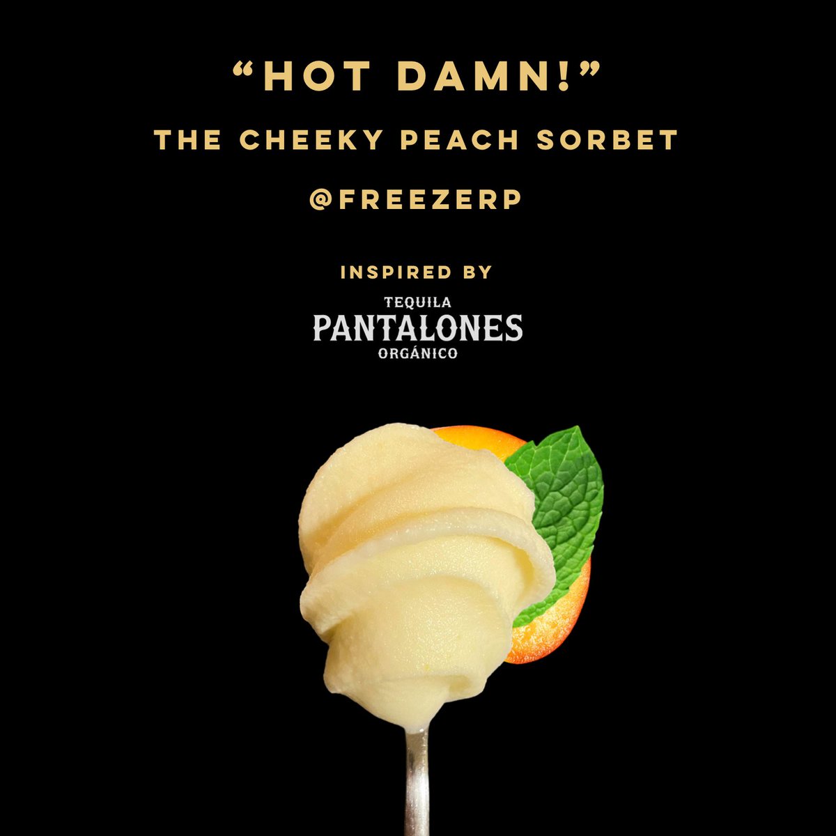 freezerp's tweet photo. inspired by “the cheeky peach” cocktail from @pantalonesXL 

named after the classic track from the urgency

@McConaughey https://t.co/P5aWS0ZW4Q