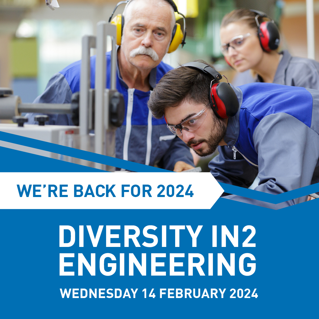 Dive into the world of engineering! 👋

Join us for the Diversity In2 Engineering Apprenticeship &amp; Jobs Fair. Whether you're actively job hunting or just curious, this FREE event is for you!
 
Register now👉 orlo.uk/G9UMo

#EngineeringFair #CareerDiscovery