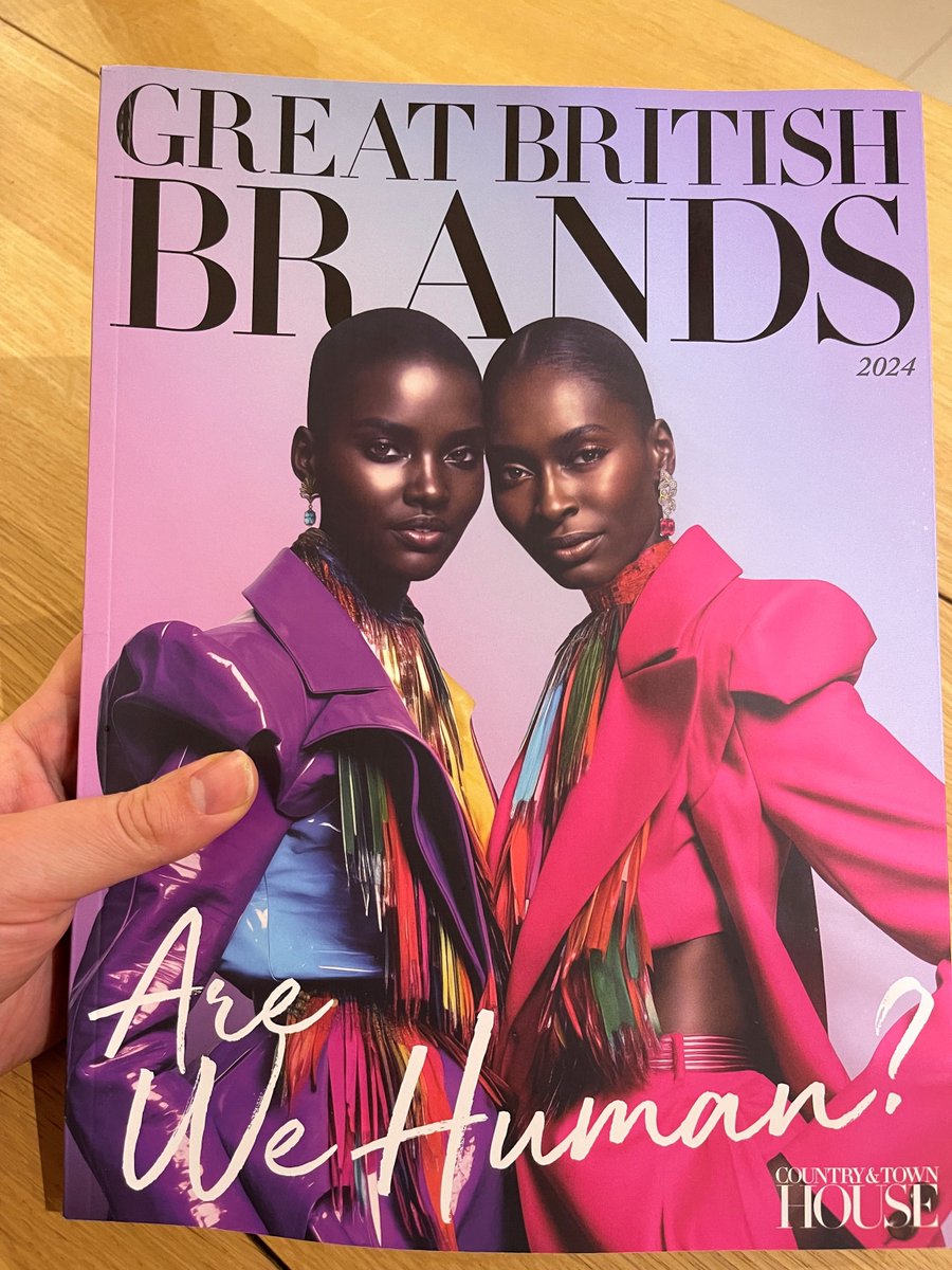 Excited to receive our copy of @countryandtown Great British Brands 2024, which includes an article by @springwise's @JamesBidwell13 on the tech start ups seeking to enhance the human experience, featuring Route Konnect. Read the article here: countryandtownhouse.com/culture/innova… #AI