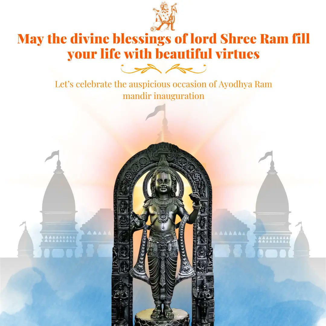 GlobewayT's tweet photo. Travel with us to the most #spiritualjourney #shreeRamayanaYatra at #ayodhya
#ram #ramlala #jayshriram #rammandir #ayodhyarammandirnirman #ayodhyarammandir #ayodhyadham #RamayanaTrails #BharatRatna 

https://t.co/sTVi9c8DR5 https://t.co/cki1NSHMlk