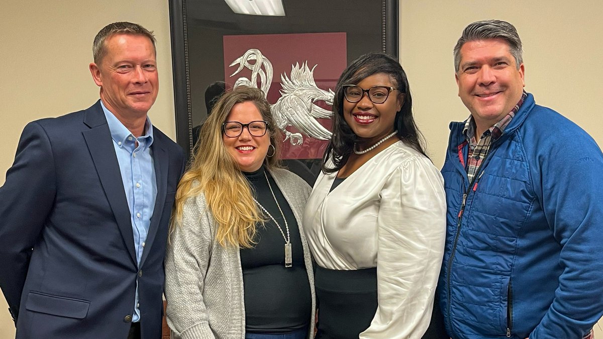 The U.S. Department of Education's Office of Elementary and Secondary Education has commited $4,719,035 in funding for a Teacher Quality Partnership titled SC-DREAM with faculty members Kristin Harbour, Eliza Braden, George Roy and Steven Thompson.