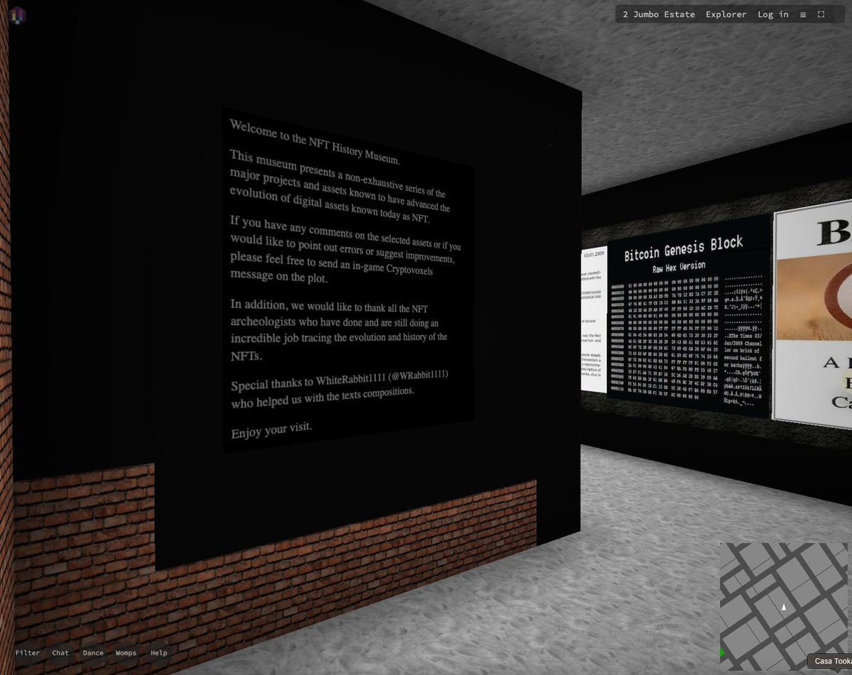 For those who like #CryptoCollectibles who did not visit the Museum of #NFT History ? And why ?
voxels.com/play?coords=SE…