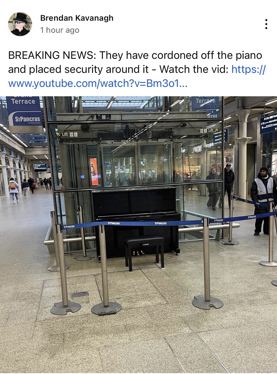 Byron_Wan's tweet image. 🚨 The piano has been cordoned off… why?

youtu.be/Bm3o18j0MFY?si…