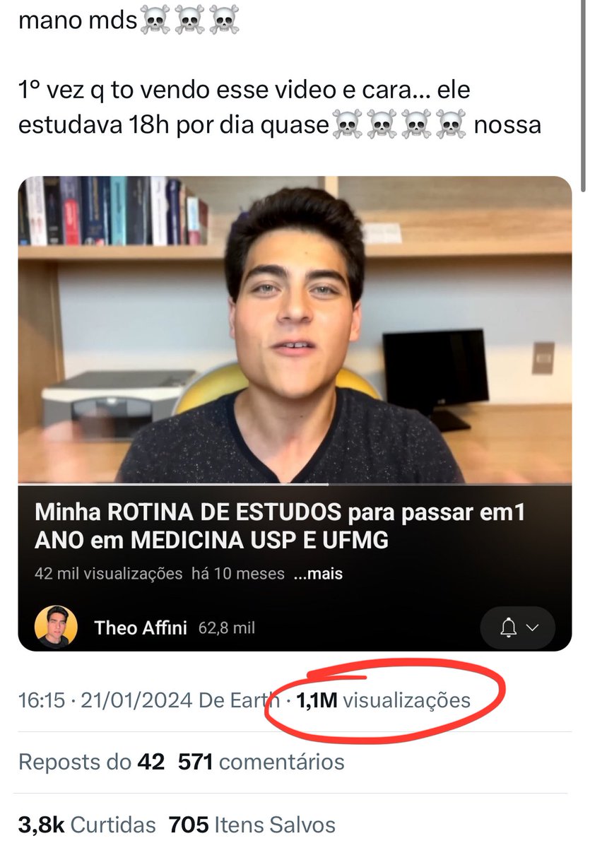 theoaffini's tweet image. Vou aproveitar os 5 minutos de fama pra fazer um jabá aqui nesse Twitter que criei, né 😬😬

--&amp;gt; Quem é, o que faz e de onde veio o maluco das “18h por dia” de estudo??