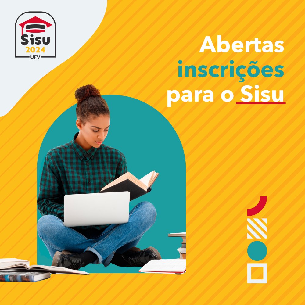 Abertas inscrições para Sisu. UFV participa com 3.265 vagas em 66 cursos de graduação: www2.dti.ufv.br/noticias/scrip…