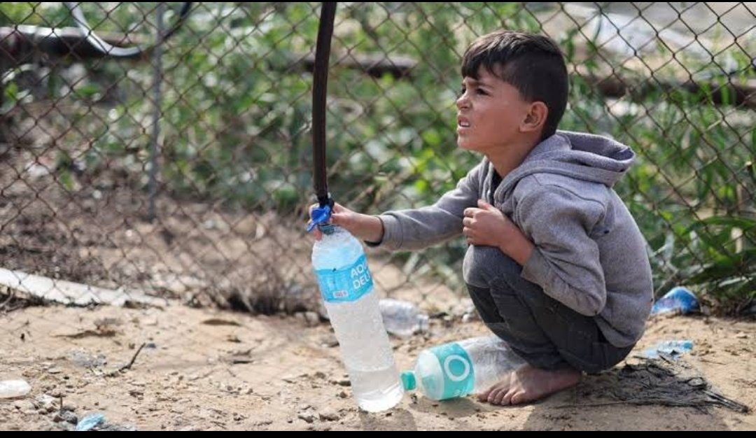Media portraying hungry children as terrorists #GazaStarving