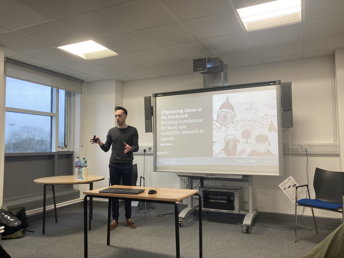 🚨 Early career research conference 🚨

Very much enjoyed hearing about  <a href="/chiuni/">University of Chichester</a> #PhD student progress today, including <a href="/MattRWelsh_/">Matt Welsh</a> 👇 as well as <a href="/JamesFeist_/">James Feist</a> . 

Impactful and impressive research being undertaken 👏👏