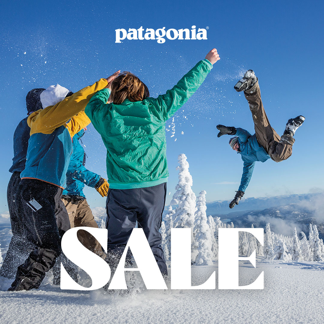 Patagonia on X: We only do big sale events twice a year, and this one now  has gear up to 50% off. We've also added many new snow styles. Find  high-quality clothing