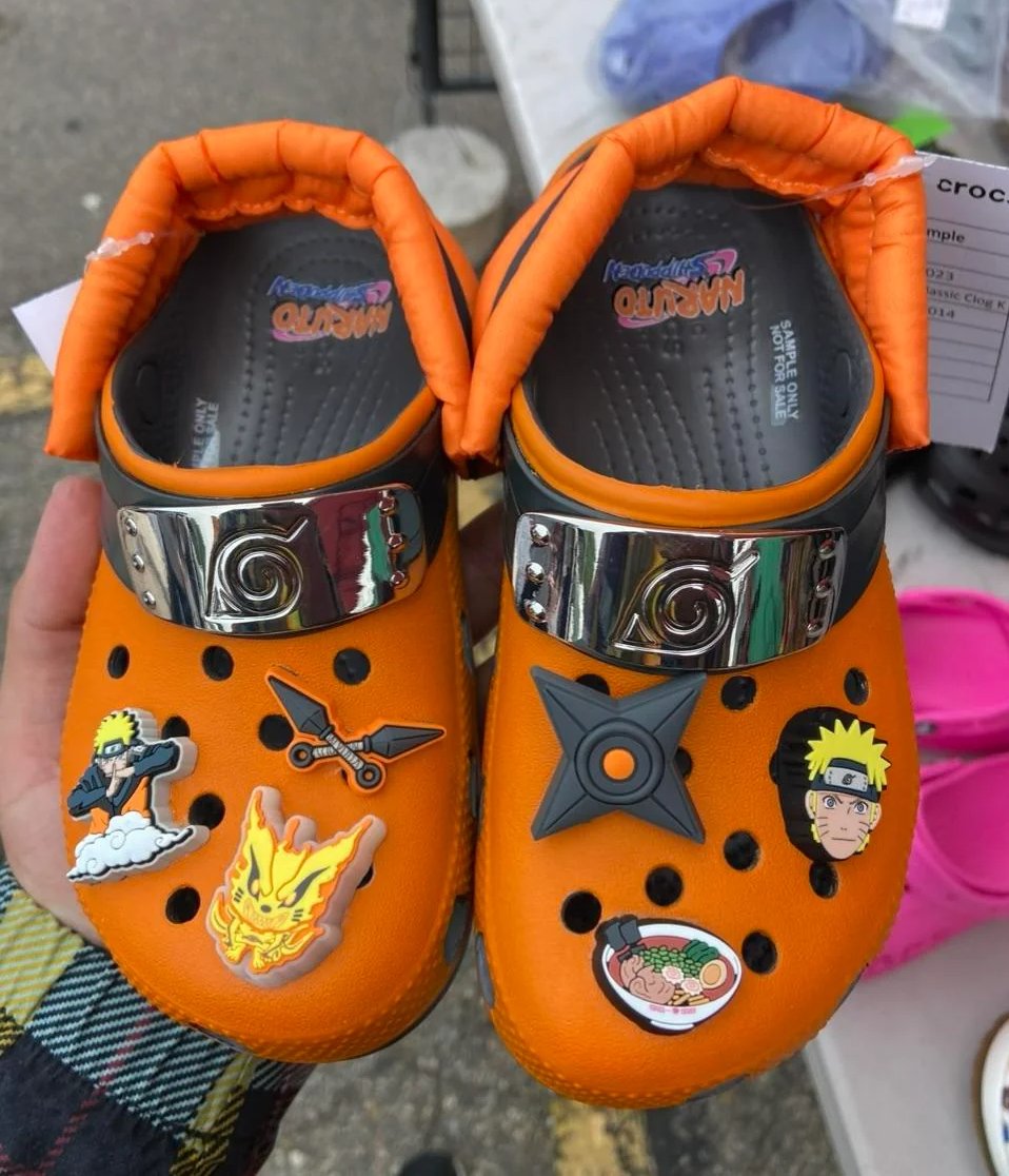 ModernNotoriety's tweet photo. Naruto x Crocs collection coming soon 🦊🍜 https://t.co/1q7TknLIp3