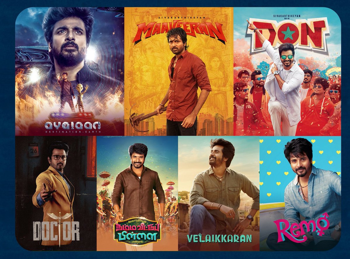 #Ayalaan is the 7th 50 Cr Movie for #Sivakarthikeyan in Tamilnadu Boxoffice 

⭐️#REMO : 2016
⭐️#Velaikkaran : 2017
⭐️#NammaVeetuPillai : 2019
⭐️ #Doctor : 2021
⭐️ #DON : 2022
⭐️#Maaveeran : 2023
⭐️ #Ayalaan : 2024

Predict Final Collection!!