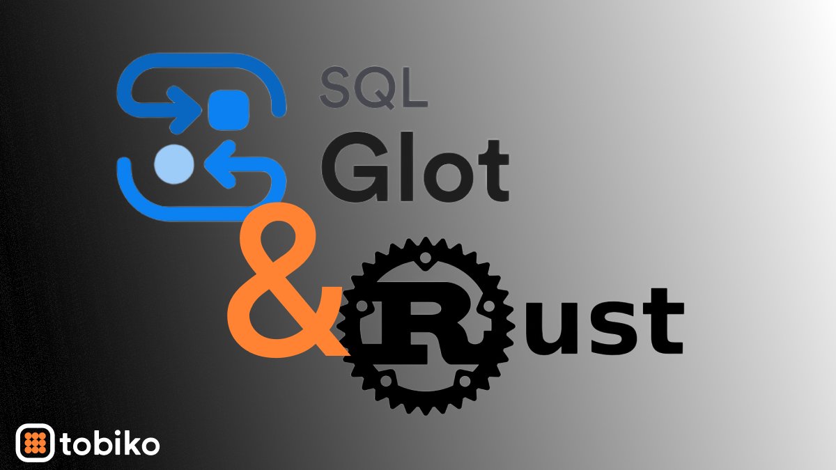 #SQLGlot and #SQLMesh are now implemented in <a href="/rustlang/">Rust Language</a>! 🤯

Jump on the bandwagon with us and parse #SQL 30-40% faster 😎

Check out <a href="/TobikoData/">Tobiko Data</a>'s latest #blog for the details. 

#Rust #data #transform

tobikodata.com/sqlglot-jumps-…