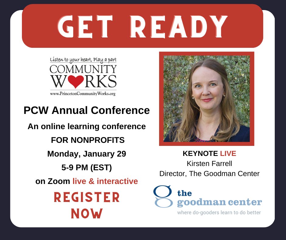 We're excited for Princeton Community Works! Great speakers, fascinating workshops and top-notch experts. Register today! #nonprofitconferences #pcw24 #nonprofitorganizations