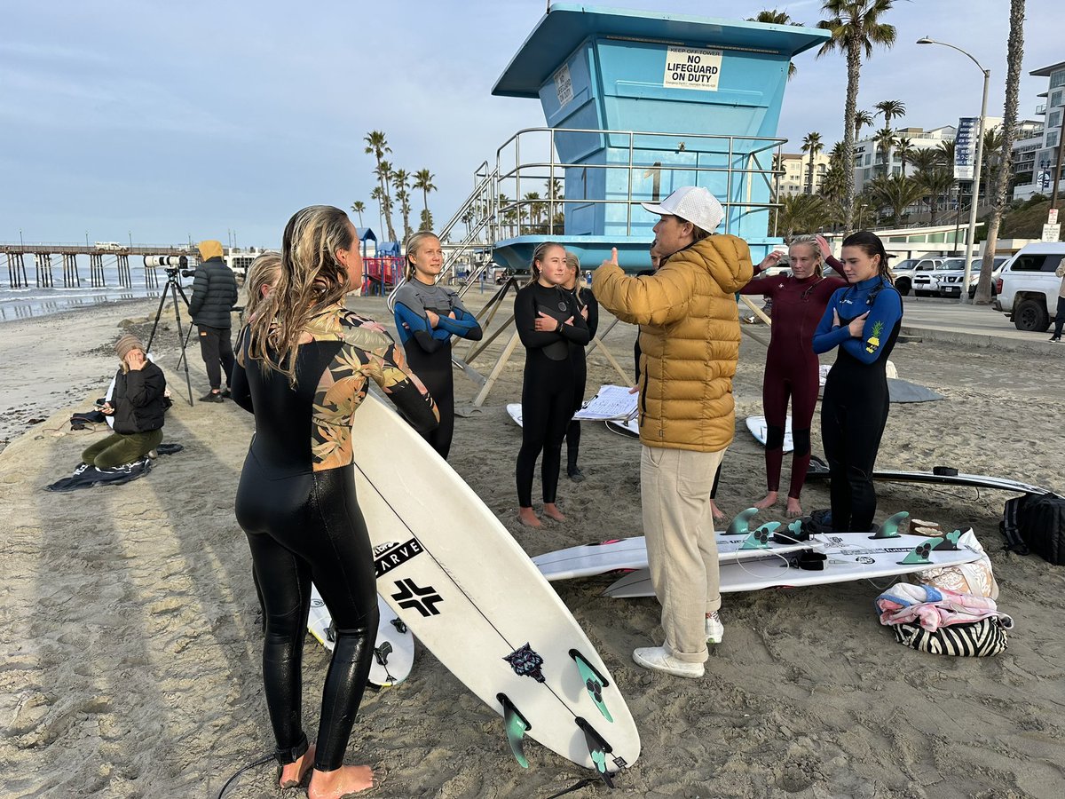 Stoked to be coaching the US Surf team