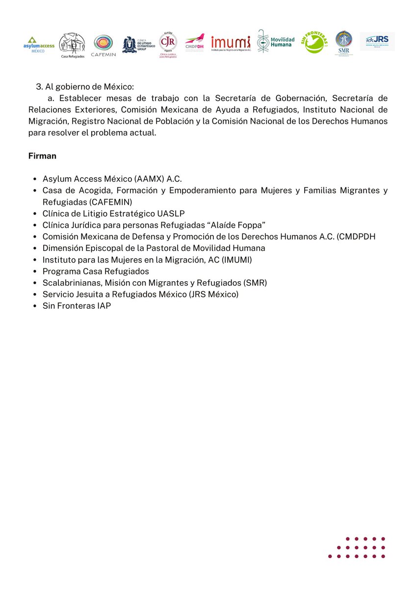 Clínica Jurídica Alaíde Foppa tweet media