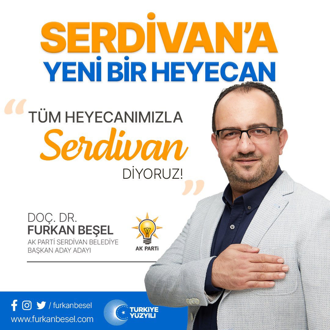Tüm Heyecanımızla Serdivan Diyoruz! 😊

#SerdivanaYeniBirHeyecan

furkanbesel.com