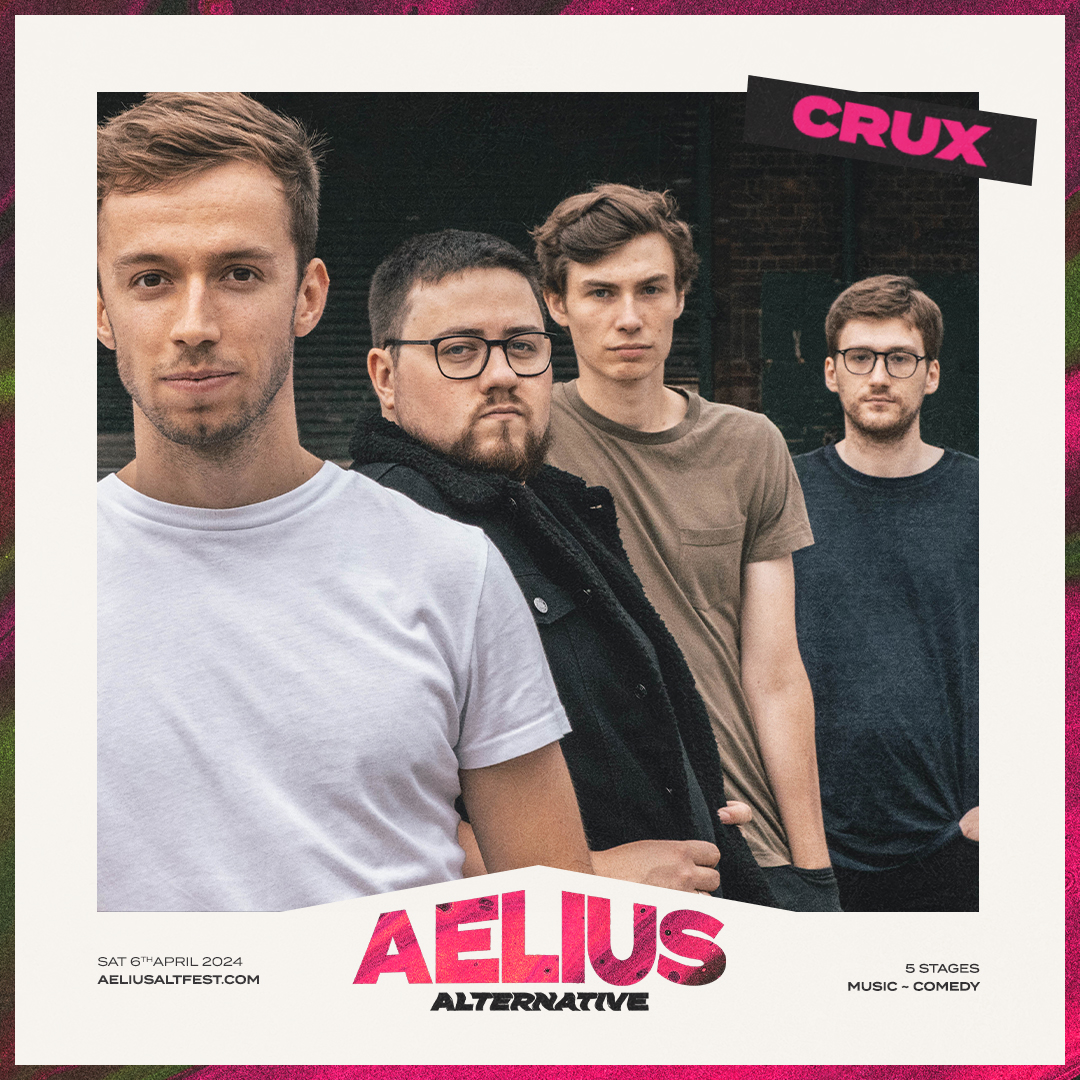 INTRODUCING: @CruxNewcastle 🎶 Alternative rock band Crux bring filthy riffs, rolling drums, and an incredible live show! Tickets: aeliusaltfest.com/tickets 🎟