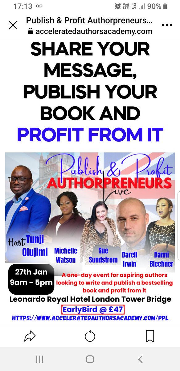 My friend and publisher is one of the speakers, so join us if you can!
#writers #authors #publishing #buildyourbusiness @DreamsConscious