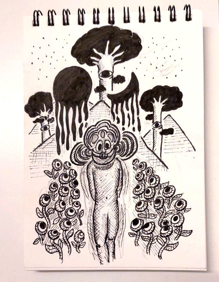 Sketch book.
#illustration #blackink