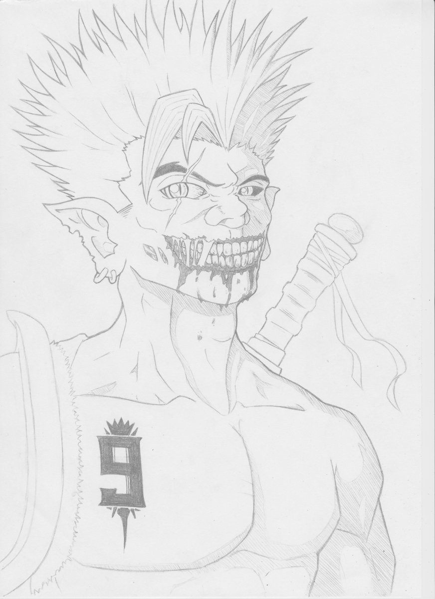 Guilty_Draws's tweet photo. It's been a long time !
OC "Kurox" Soul Reaper
From traditionnal sketch => to digital version https://t.co/rzIlZpPJ52