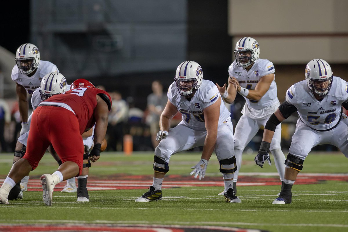 #AGTG Blessed to receive an offer from the University of North Alabama! <a href="/BrentDearmon/">Brent Dearmon</a> <a href="/CoachCaraboa/">Brock Caraboa</a> <a href="/Coach_Hutch68/">Richard Hutchings</a> <a href="/coachofpdc/">Brad Harris</a> <a href="/JasGentry/">Jason Gentry</a> <a href="/EarlGill10/">Earl Gill</a>