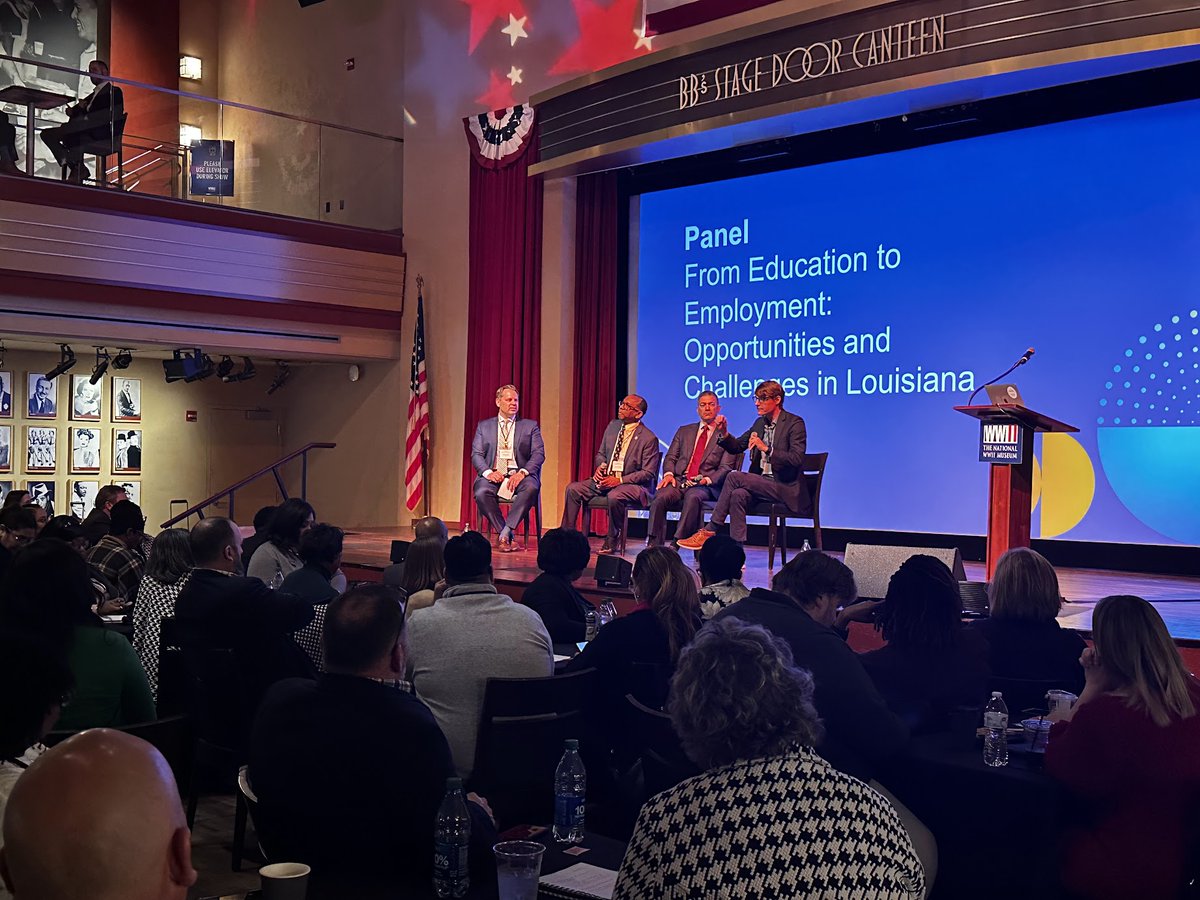 Great discussion about #Louisiana's employment challenges and how to build a #workforce  for the future at the La. Workforce Summit Jan. 22, with <a href="/GNOinc/">GNO, Inc.</a> Pres. &amp; CEO <a href="/MHechtGNO/">Michael Hecht</a>,  <a href="/XULApres/">Pres. Reynold Verret</a> , &amp; <a href="/LSUEnergy/">Center for Energy Studies at LSU</a> 's <a href="/gregbupton/">Greg Upton</a> . #energy <a href="/LSUResearch/">LSU Research</a>