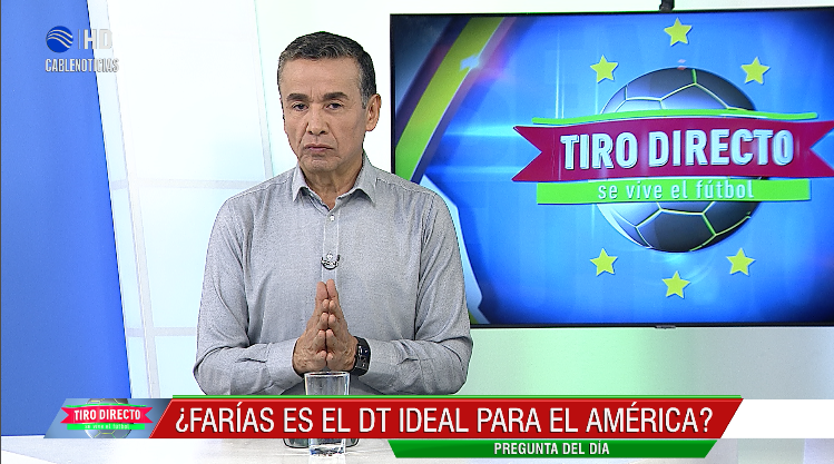 CABLENOTICIAS's tweet photo. 🔴#AlAire | #TiroDirecto con @DarioAngelR y @valeriagaray7 por @CABLENOTICIAS.
⚽️Hoy: Farías el DT ideal para el @AmericadeCali ?
📱WhatsApp: 3164202080
Véanos por 👉 Claro 465, DirecTv 147, Movistar 416, ETB 254 y https://t.co/OEEYzdbZ0K https://t.co/5Mrr2YXC1n