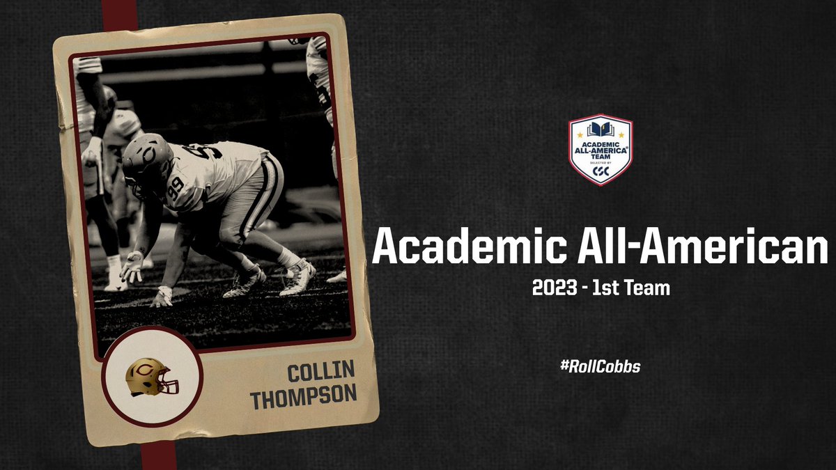 Congrats to Cobber Football Defensive Lineman @collint321 who was named to the CSC Academic All-American 1st Team. #RollCobbs