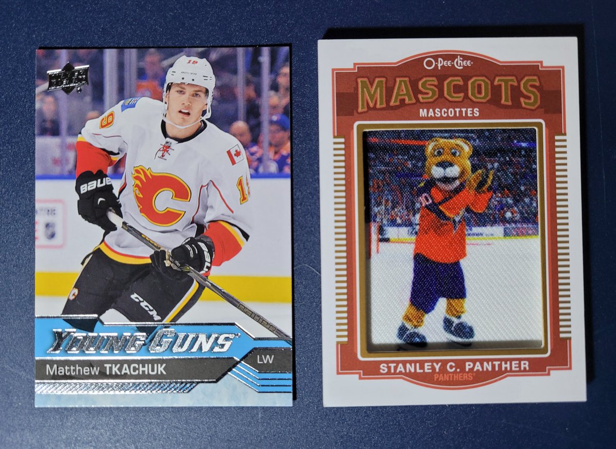 StveLikesStuff's tweet photo. Amazing #NHL #Panthers lot!!
Rare card check ebay ~

(1) 2016-17 Matthew Tkachuk | Young Guns | MINT | 231

(2) 2015-16 O-Pee-Chee | Mascots | MINT | #RARE | P-100

USD: YG $30 Mascot $550
CAD: YG $40 Mascot $750 https://t.co/Kit7JAIpdM