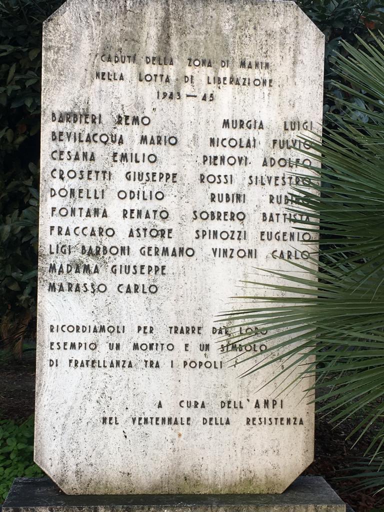 Great #memorial to #Italian #resistance in #Genoa   Thanks for the #freedom to have such #adventures 
justgiving.com/page/eyematter