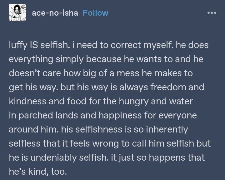 comradefleur's tweet image. ive never seen luffy explained better. best mc ever methinks!