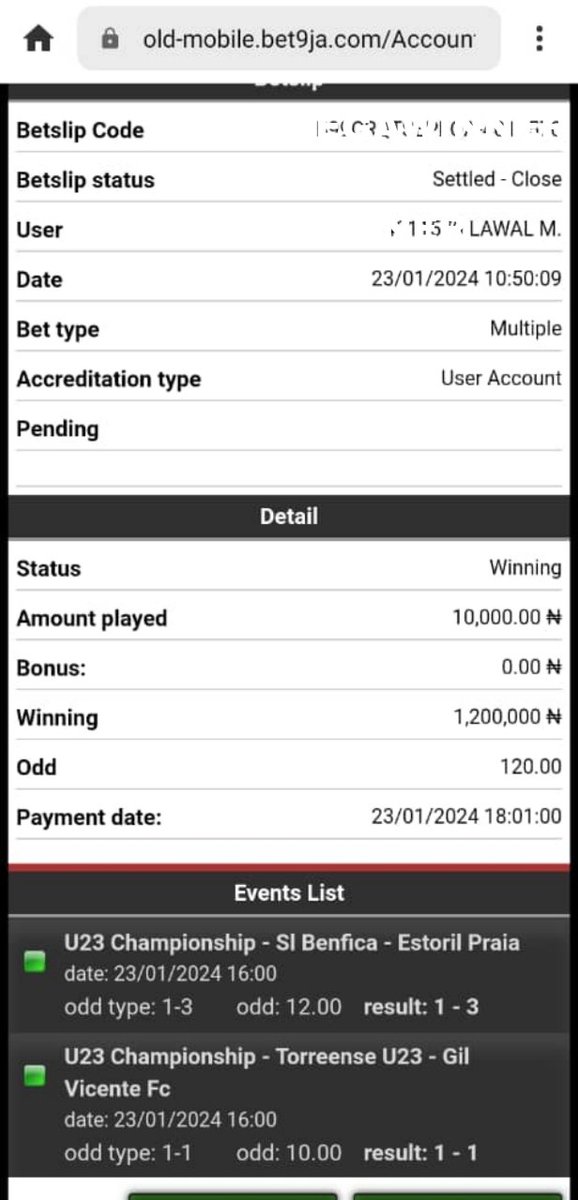 MataTraderof's tweet photo. OTHER NIGERIA WINNINGS
FROM OUR TODAYS FIXED MATCH
💯💯💯💯💯
👇👇👇👇👇👇👇 #Broke #SomeonesHeart #RichardOfori #Bantama4Asenso #DanielAmartey #UenrFreshers https://t.co/rrn2CUKOXc