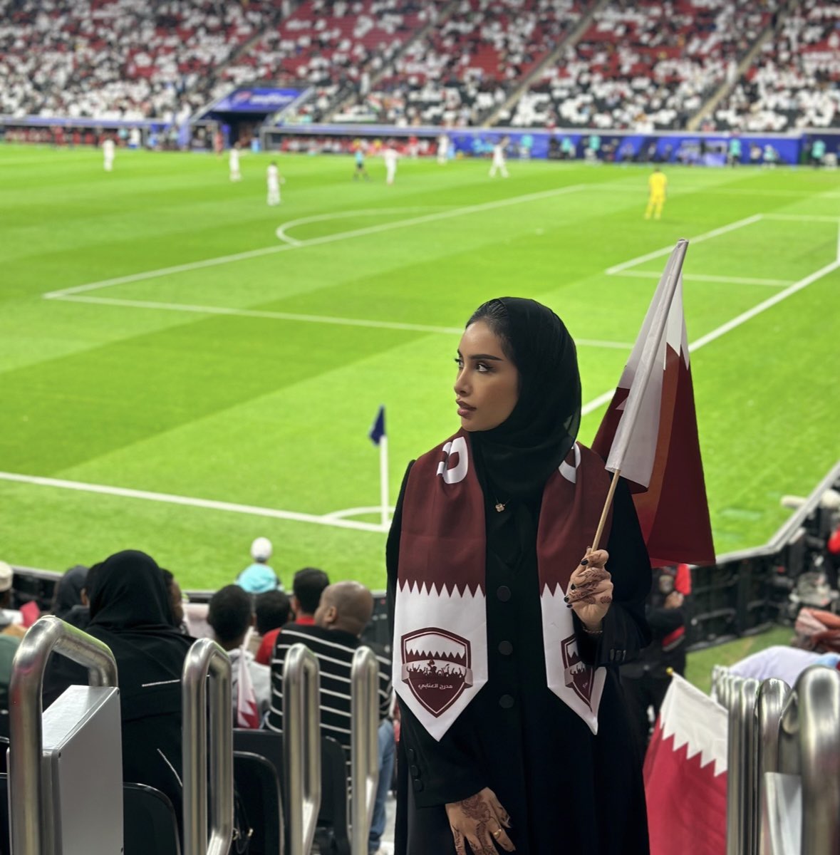 a89qa's tweet image. وأنا بعد حبي ودعمي لمنتخبي مايحدده كرسي 
لو ان شاء الله اقعد بأرضية الملعب 👏🏻🇶🇦 #مدرج_العنابي