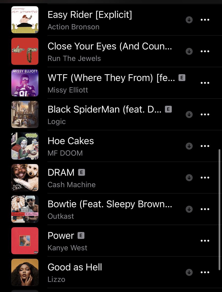 rejectedjokes's tweet photo. I have a playlist that plays as the audience enters the theatre to all of my tour shows. After this week, I’m officially retiring the playlist and making a new one. People have asked for the songs on the list, so here they are! Feel free to throw the list on Spotify/Apple Music. https://t.co/f04skmM3ag