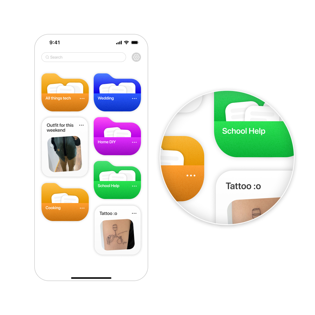 my recent side project of creating a easier way to store digital bookmarks and saves.