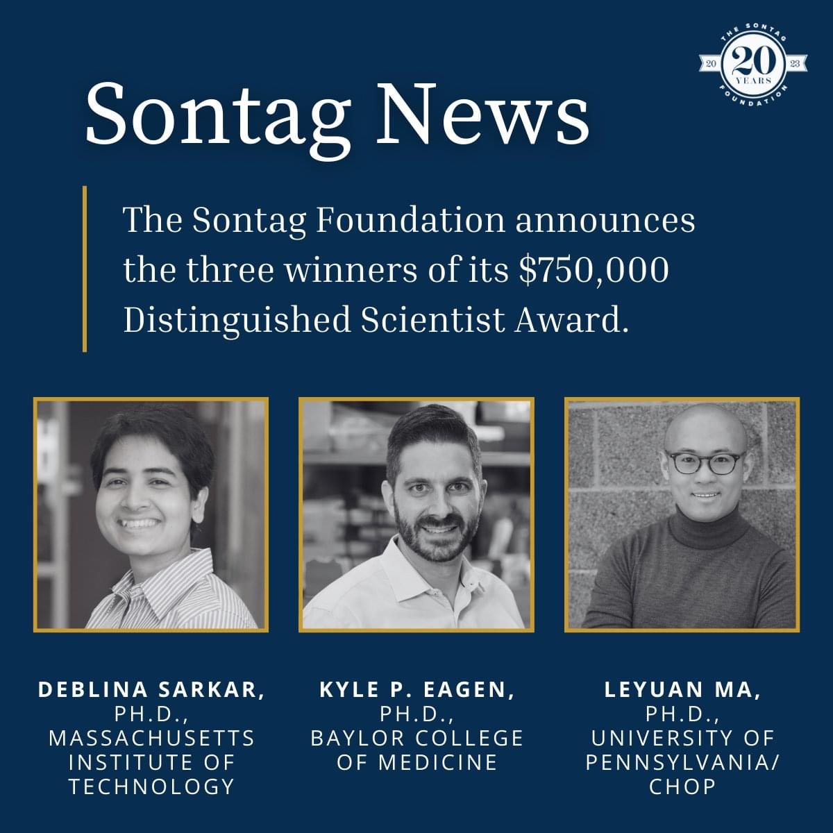 Nano-Cybernetic Biotrek Lab (@ncb_mit) on Twitter photo NCB’s technology shows promise in preclinical studies for treating brain cancer where traditional therapeutics have failed. Thanks to The Sontag Foundation’s Distinguished Scientist Award for supporting this work.
<a href="/medialab/">MIT Media Lab</a> @mit <a href="/mit_nano/">MIT.nano</a> <a href="/kochinstitute/">Koch Institute at MIT</a> <a href="/mcgovernmit/">McGovern Institute</a> NCB’s technology shows promise in preclinical studies for treating brain cancer where traditional therapeutics have failed. Thanks to The Sontag Foundation’s Distinguished Scientist Award for supporting this work.
<a href="/medialab/">MIT Media Lab</a> @mit <a href="/mit_nano/">MIT.nano</a> <a href="/kochinstitute/">Koch Institute at MIT</a> <a href="/mcgovernmit/">McGovern Institute</a>