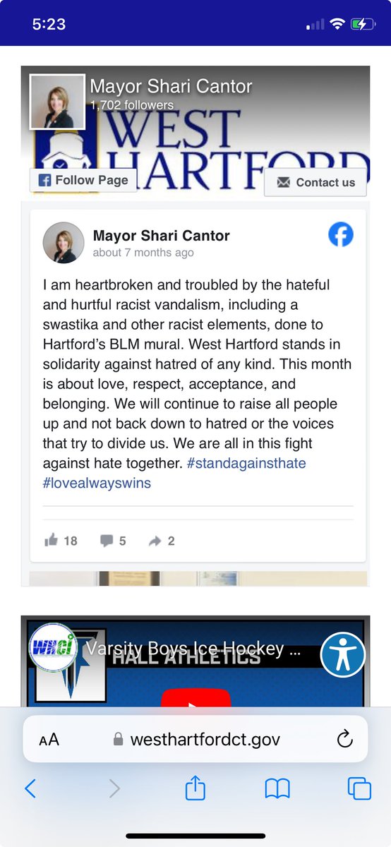 MarkFrom34375's tweet image. How did you people vote for and continue to support Shari Cantor’s NON-LEADERSHIP? No comment on antisemites terrorizing our community? WOW! ⁦@WeHaDEMS⁩ ⁦@WestHartfordGOP⁩ ⁦@WeHartford⁩ ⁦@Cantorshari⁩ ⁦@tomshattuck⁩ ⁦@TonyDeAngelo7⁩ ⁦