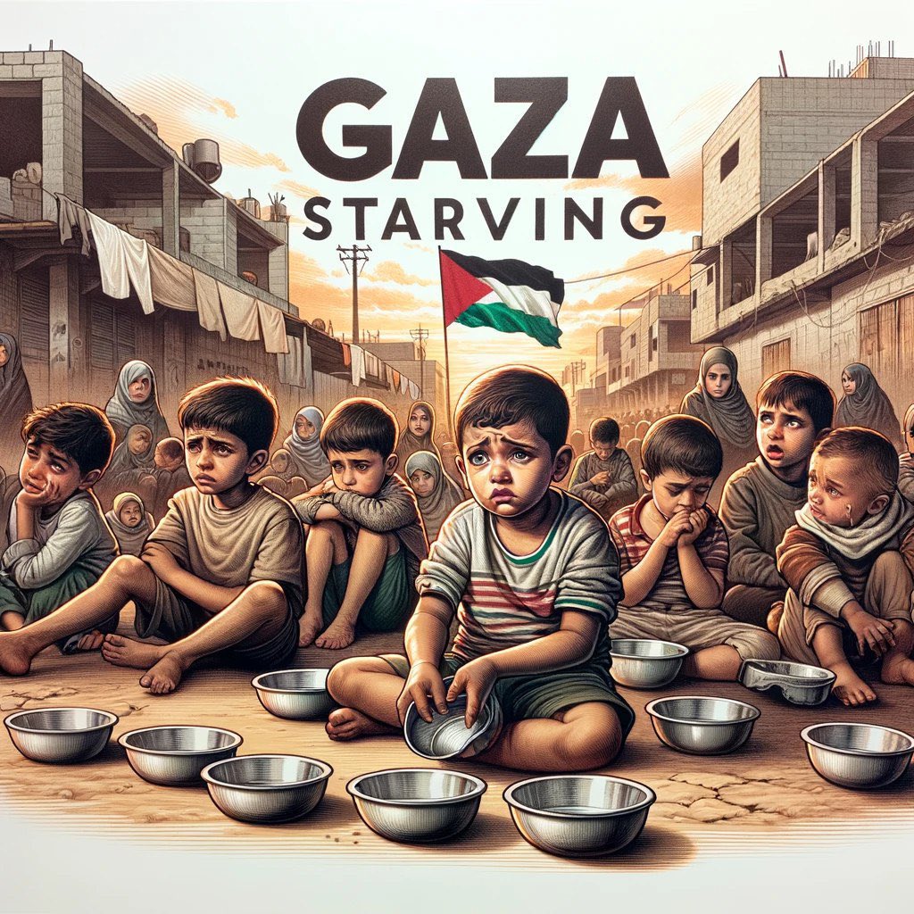 #GazaGenocide 
#GazaStarving