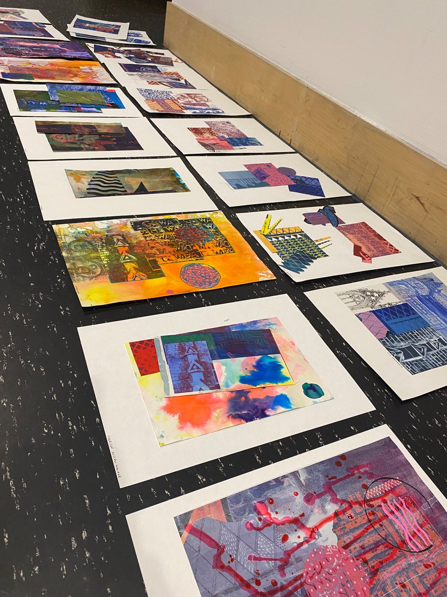 The preparations are underway for our 3rd Form Exhibition which opens at break on Friday. They’ve been busy! It’s going to be a colourful one!