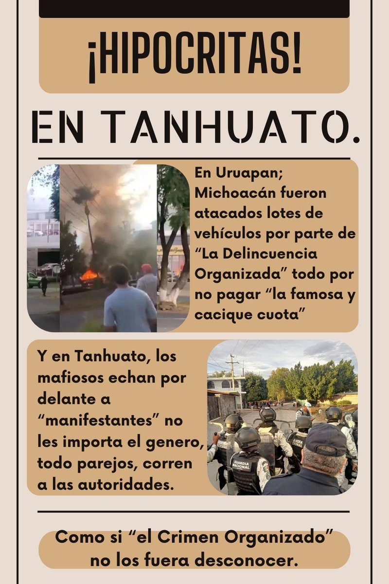 Bocon46796403's tweet photo. Hundido esta #Michoacan, municipios carcomidos por "Carteles de la Droga" pero lo mas !Hipócrita! es que la misma gente de ahí, que esta a la merced de esos d35gr4ci4dos que viven a costillas de la gente. @DemonioTtv @Foro_TV @latinus_us @CiroGomezL @DeniseDresserG #Morelia https://t.co/hA10QFzEPa