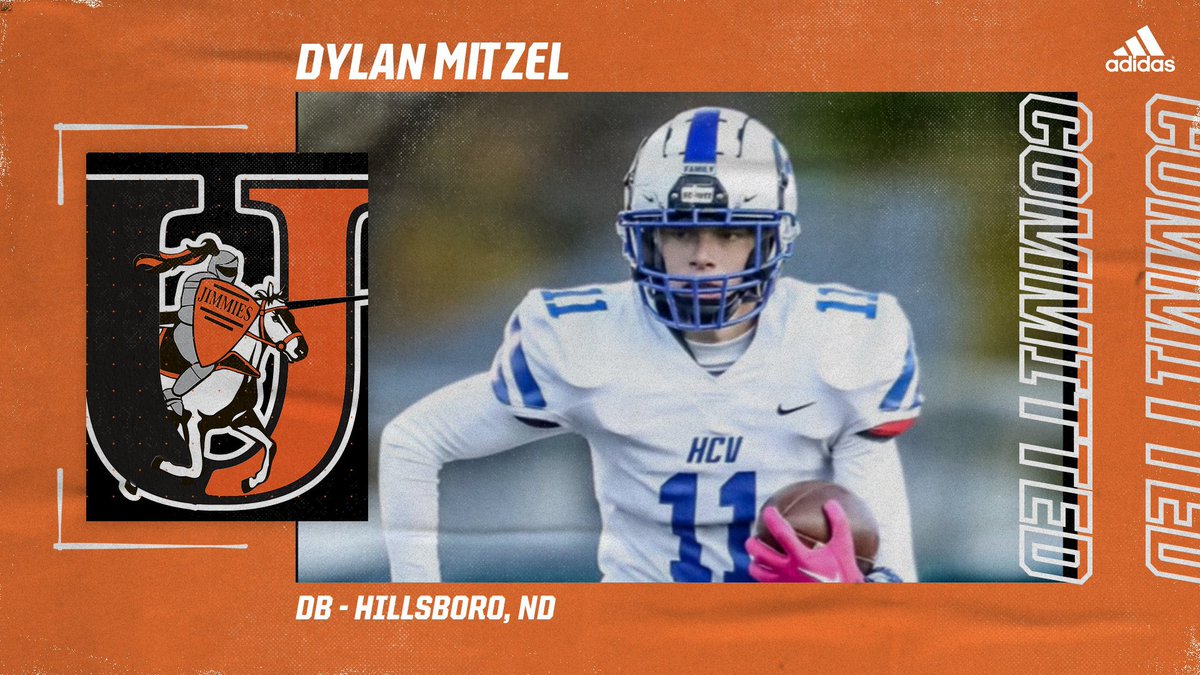 I’m proud to announce my commitment to the University of Jamestown to further my academic and athletic career. Thank you to my family, teammates and coaches, and the UJ staff for helping make this possible.  Chop and Carry! <a href="/JimmieFootball/">Jamestown Football</a> <a href="/Coach_Challeen/">Jason Allan Challeen</a> <a href="/Coach_Mistro/">Brian Mistro</a>