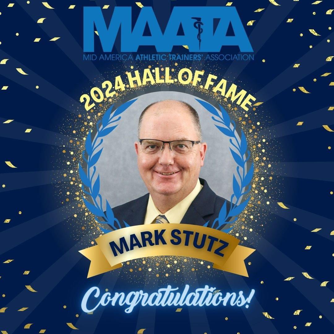 Congratulations to Mark Stutz, PhD, LAT, ATC on becoming apart of the Class of 2024 MAATA Hall of Fame!