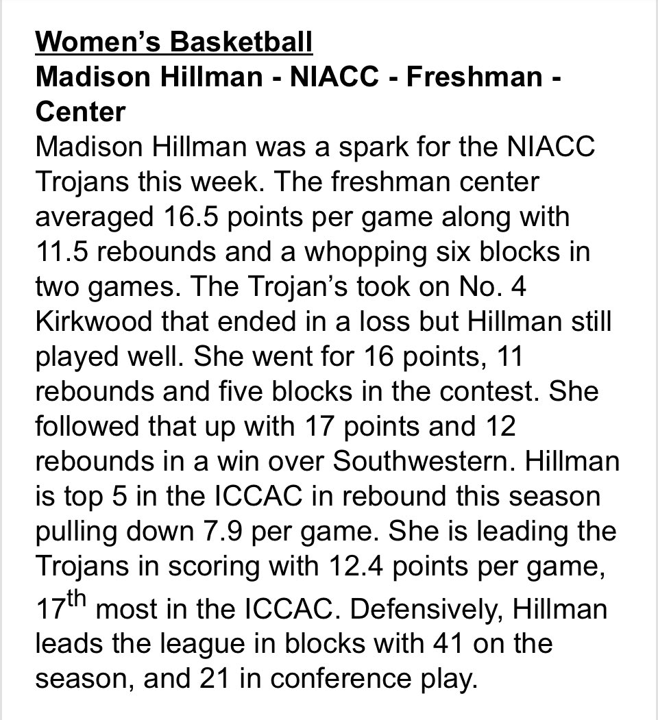 📣 Congratulations, Madison!!!! 🎉🏀🔵🟡🤩
#MadisonHillman
#NJCAAwbb