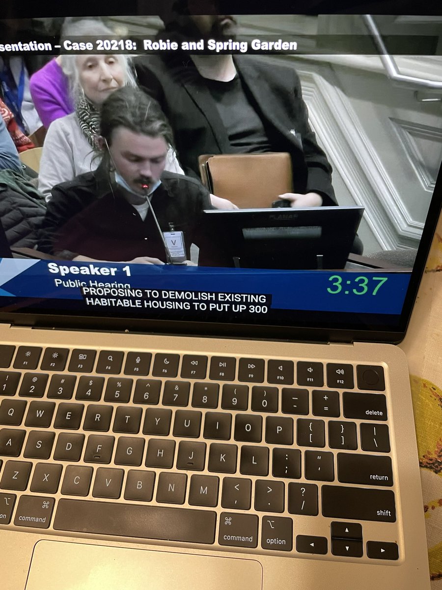 pwalty's tweet photo. Excellent speakers at HRM about Lawen’s tall tower proposal. Lack of affordable units, loss of existing housing stock, no green space, too much carbon cost. #stopdemolition @portiaclarkcbc @CBCNS @EcologyAction @FriendsHalifax @HeritageTrustNS https://t.co/fPluKClcTx